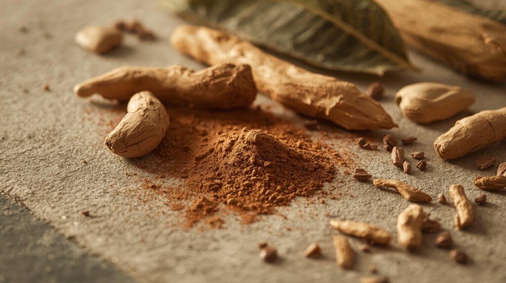 3 des meilleurs nootropiques : ashwagandha, L-théanine et bacopa monnieri.