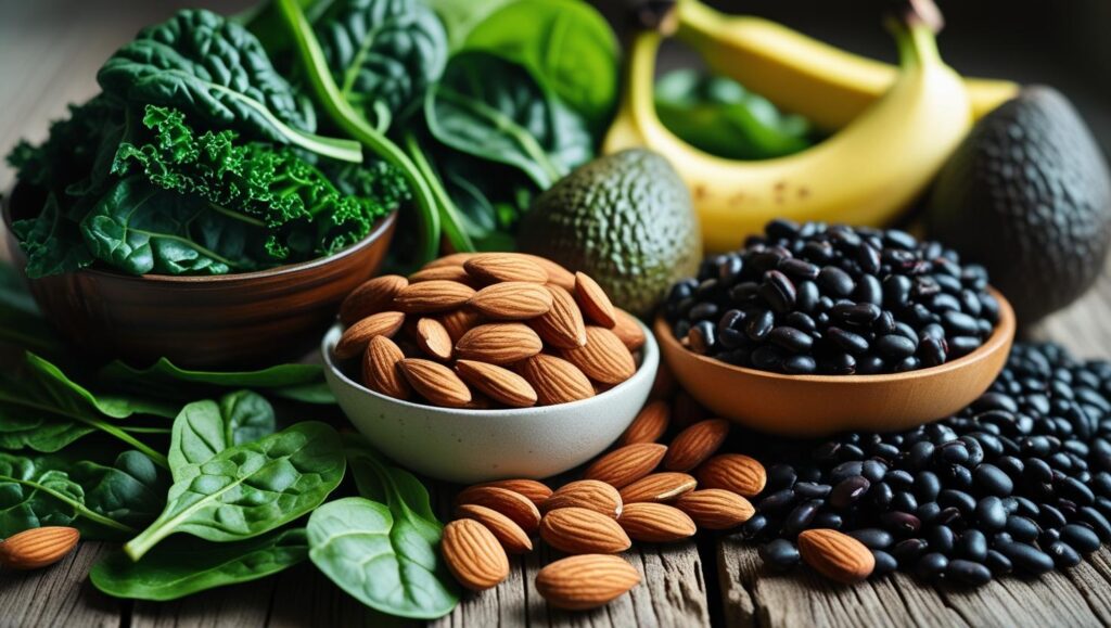 noix, avocat, bananes