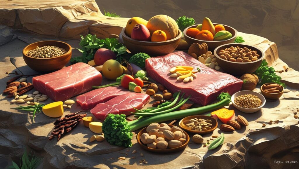 aliments du régime paléolithique