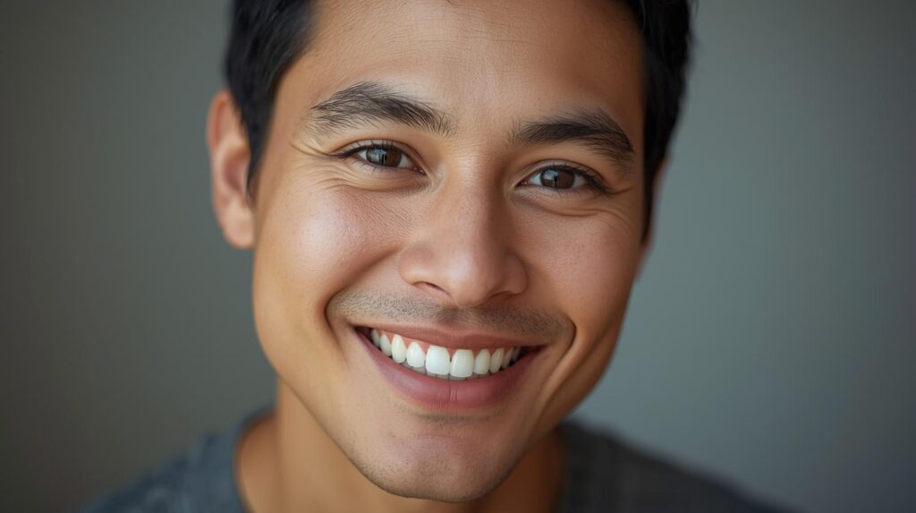 personne de bonne humeur, souriante