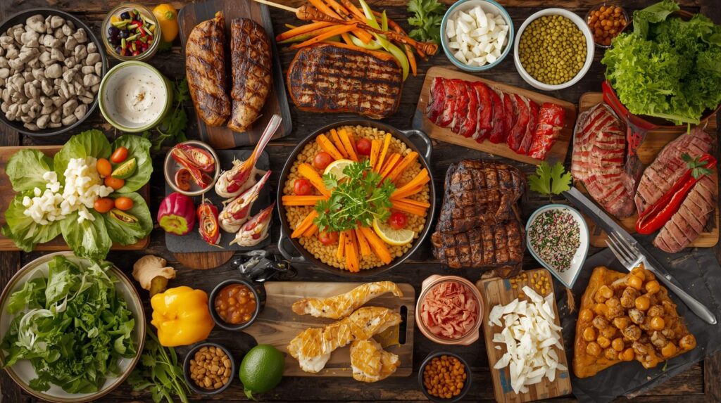 Aliments sources de protéines végétales et animales, bon la sécrétion de sérotonine.